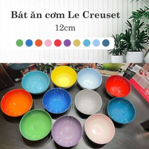 Alternative view of Bát sứ ăn cơm 12cm nhiều màu Le Creuset – hàng Đức