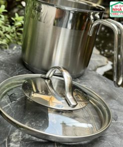 Ca đun inox 14cm 1,8L có nắp Silit Achat 21 3223 7570