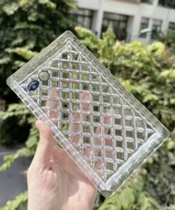 Đĩa pha lê chữ nhật 19cm Crystal Bohemia 62000/14100/190 – made in Czech
