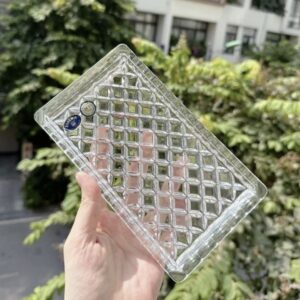 Alternative view of Đĩa pha lê chữ nhật 19cm Crystal Bohemia 62000/14100/190 – made in Czech