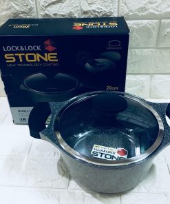 Nồi đá cao cấp Lock&lock Stone LCA6202D-IH 20cm dùng bếp từ