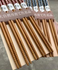 Set 5 đôi đũa Sakura Nhật Bản hoa xanh