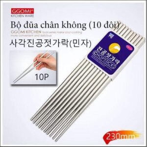 Alternative view of Bộ 10 đôi đũa inox hút chân không Hàn Quốc GG624