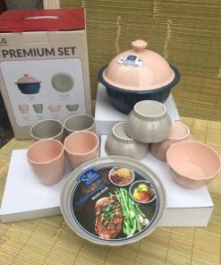 Bộ bát cốc Donghwa Hàn Quốc LVSET10 – hàng quà tặng LG