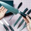 Bộ dao 8 món Knife Block LocknLock CKK803 – chính hãng