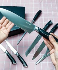 Bộ dao 8 món Knife Block LocknLock CKK803 – chính hãng