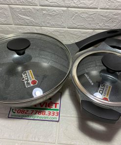 Bộ nồi chảo Lock&Lock Stone 2EA LCA6202S2 (LCA6202D-IH + LCA6202D-IH)