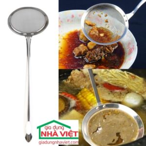 Alternative view of Muôi lọc vớt váng dầu mỡ inox chống gỉ