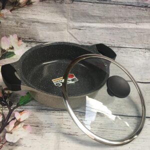 Alternative view of Nồi đá 5 lớp Stone phi 24cm thành thấp Lock&Lock LCA6242D