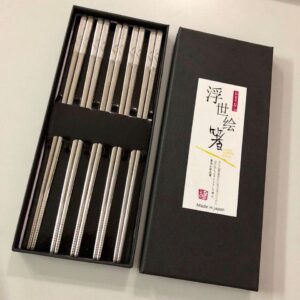 Alternative view of Set 5 đôi đũa Inox 304 phong cách Nhật Bản